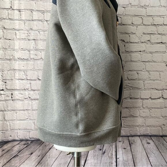 Kit and Ace Liberty Jacket French Terry Puffer Grey Blue size 10 goose down - Picture 5 of 12